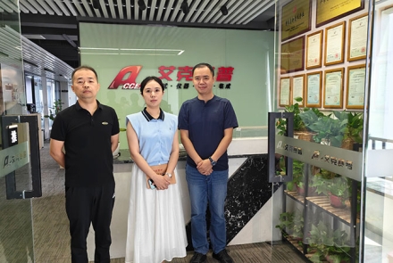 長沙市開福區人社局就業服務中心調研艾克賽普