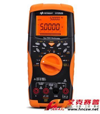 keysight是德 U1252B 手持式數字萬用表，4位半