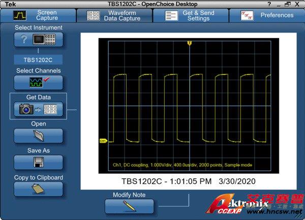 TBS1000C Series Oscilloscope Datasheet